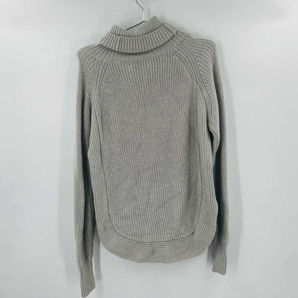 Aritzia Wilfred Free Merino Wool Knit Sweater Gray Size Small
